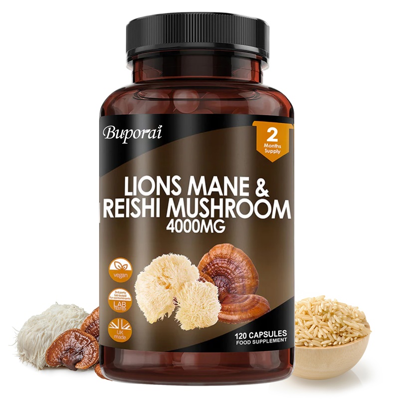 Lion Mane Mushroom - فطر ليونز ماني آند ريشي 4000