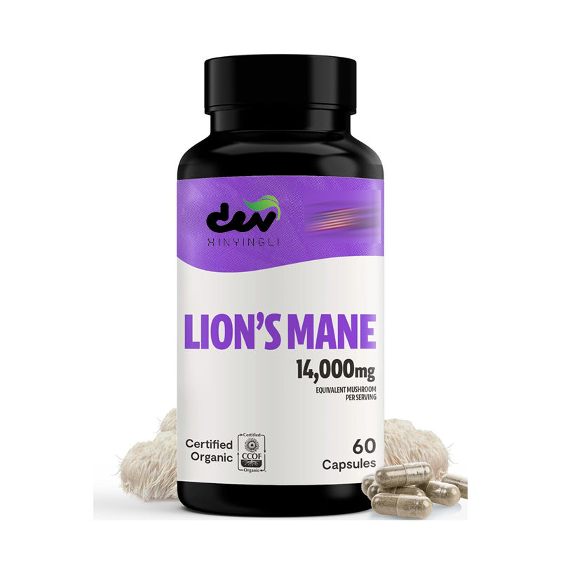 Lion Mane Mushroom - كبسولات مكمل غذائي من فطر عرف