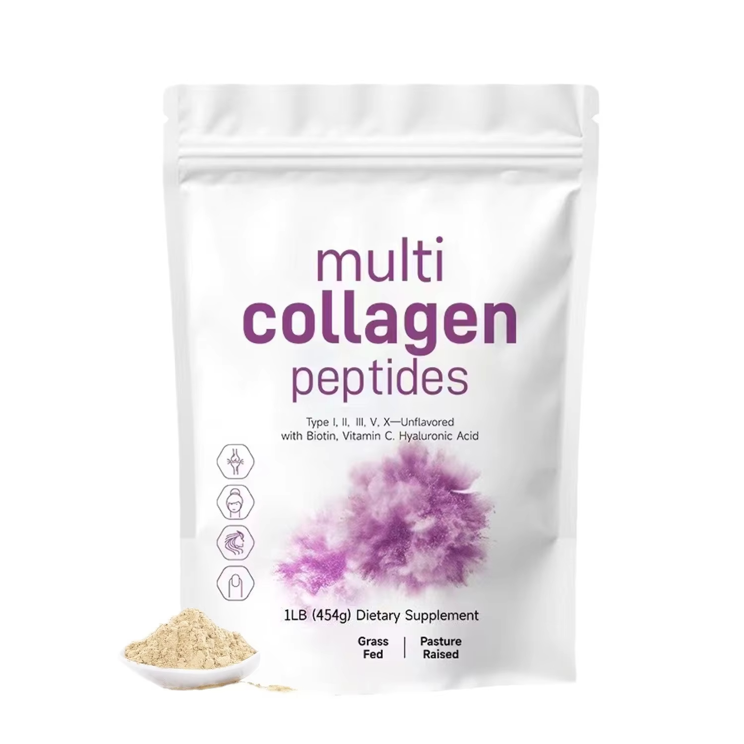 X Nutrition - 454G مسحوق الببتيدات متعدد الكولاجين -