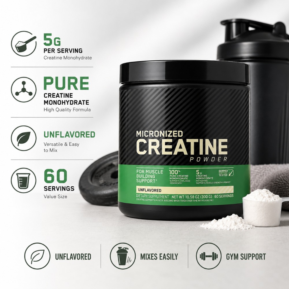 مسحوق الكرياتين مونوهيدرات 300 - مراجعة Nutrition In Fitness وسعره