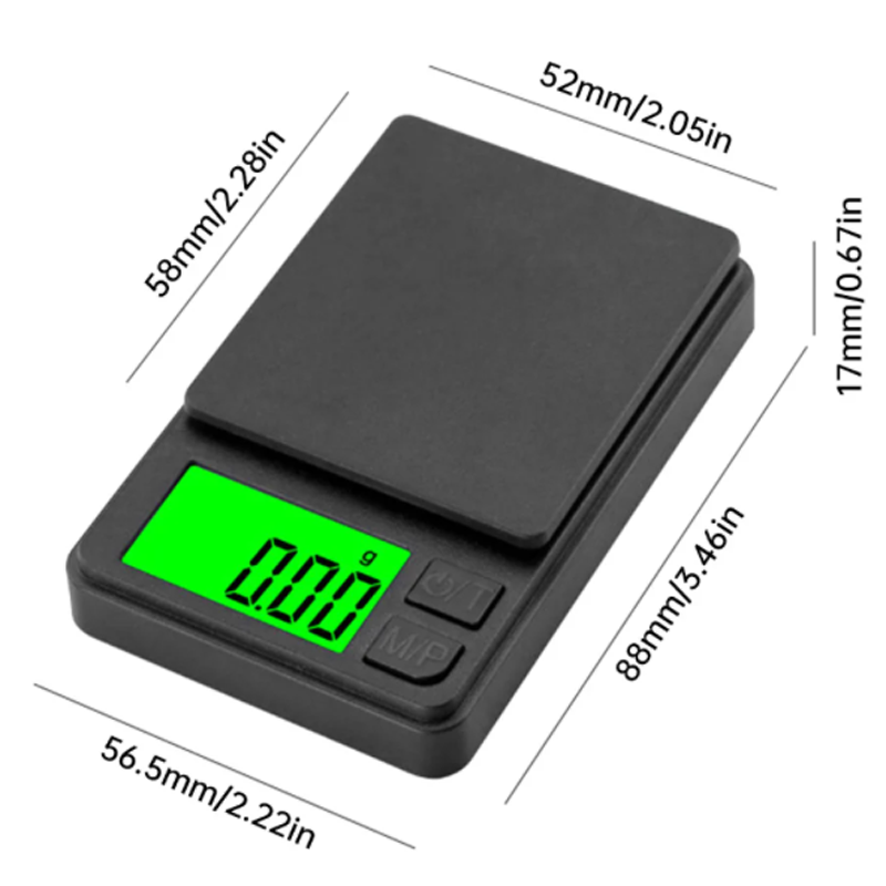 مقياس الجيب الدقيق 1000 جرام × - مراجعة X Nutrition وسعره